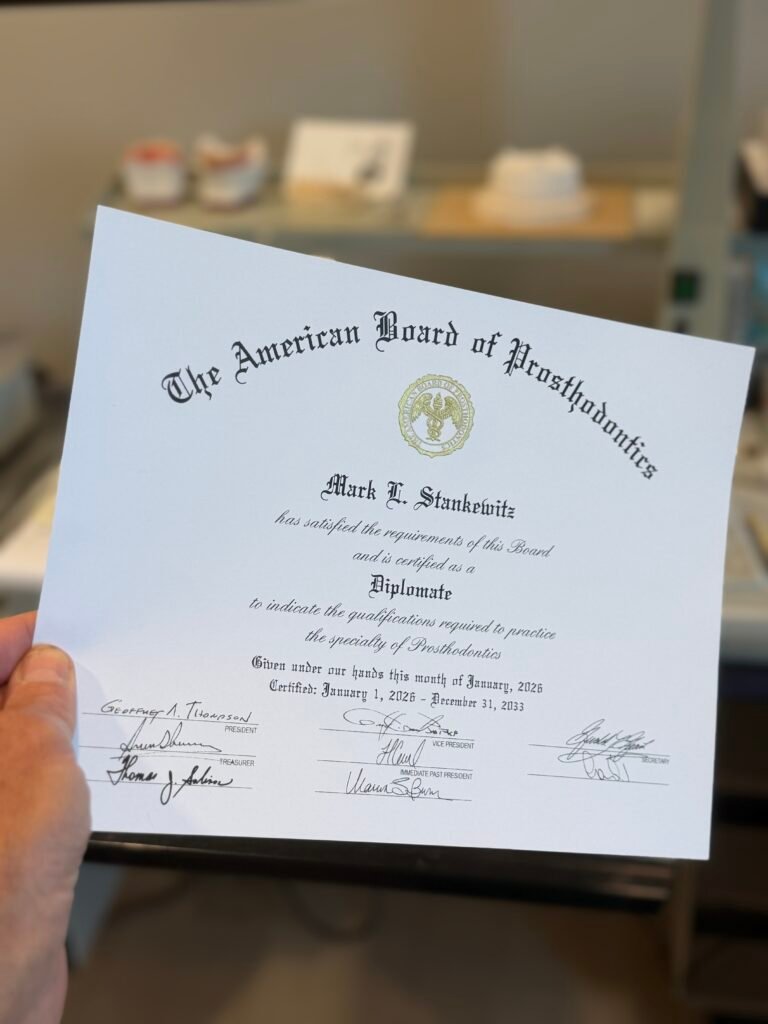 Dr. Stankewitz Board Certification
